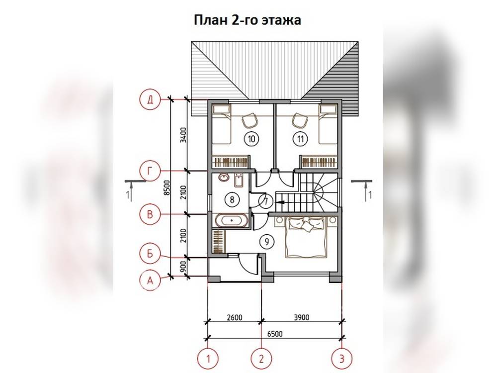 Монолит-кирпич 2-этажный дом 173 м2 на участке 3.4 сот. Черешня, снт. Черешня - фото 4