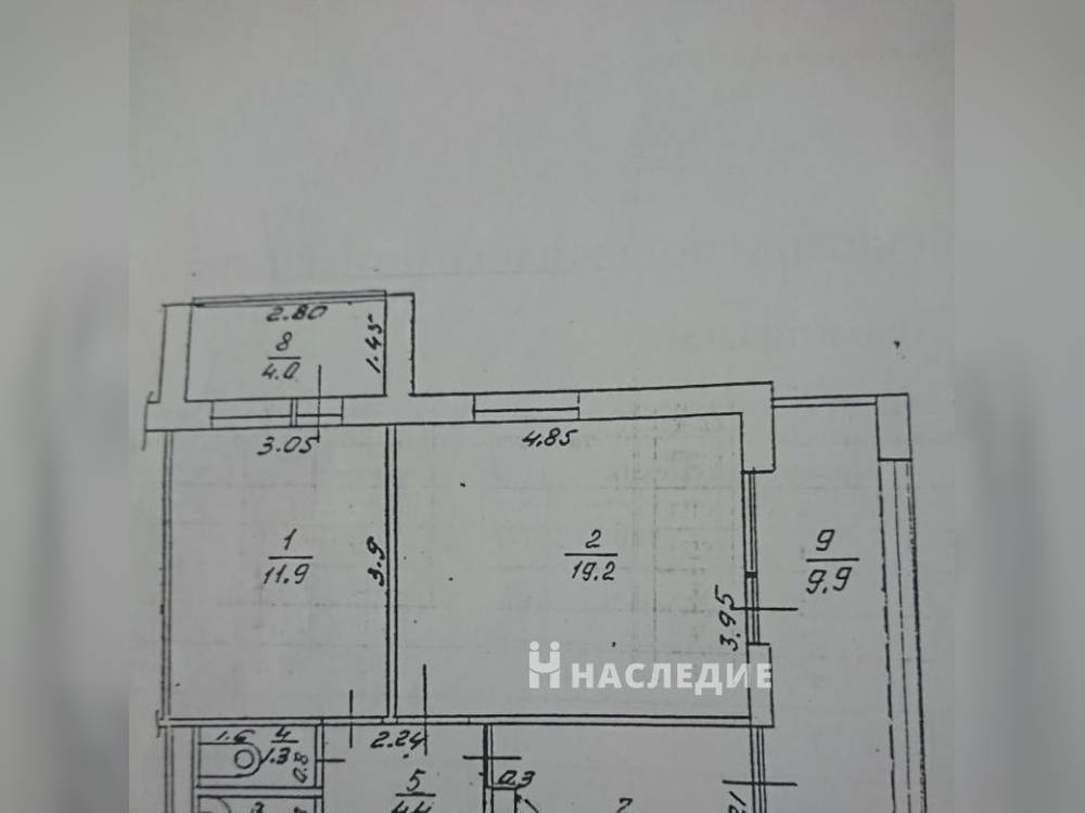 2-комнатная квартира, 60 м2 9/12 этаж, Центральный, Заречный, ул. Красноармейская - фото 11